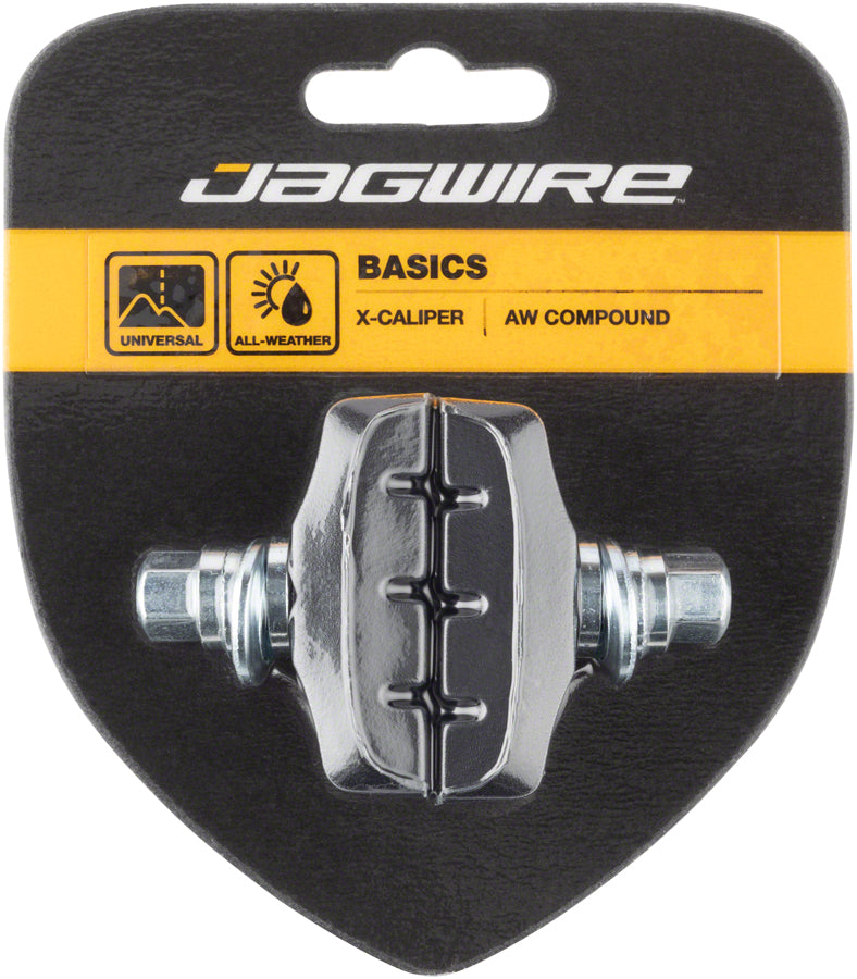 Load image into Gallery viewer, Pack of 2 Pairs, Jagwire Basics X-Age Molded Caliper Brake Pads, 50mm