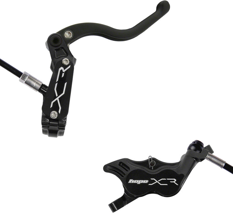 Load image into Gallery viewer, Hope XCR Pro E4 Hydraulic Disc Brake Set - Front & Rear Post Mount, Lightweight Carbon & Titanium