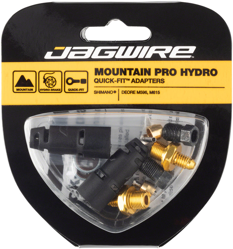 Load image into Gallery viewer, Jagwire-Shimano-Pro-Quick-Fit-Adaptors-Disc-Brake-Hose-Kit-Universal-BR1485-Disc-Brake-Hose-Kit-For-Bicycle
