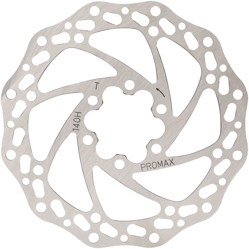 Load image into Gallery viewer, Promax Sport S1 Disc Brake Rotor - 140mm, 6-Bolt, Silver