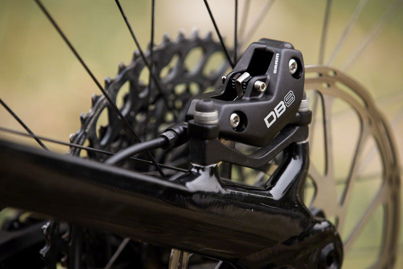 Load image into Gallery viewer, SRAM DB8 Disc Brake and Lever - Rear, Mineral Oil Hydraulic, Post Mount, Diffusion Black, A1