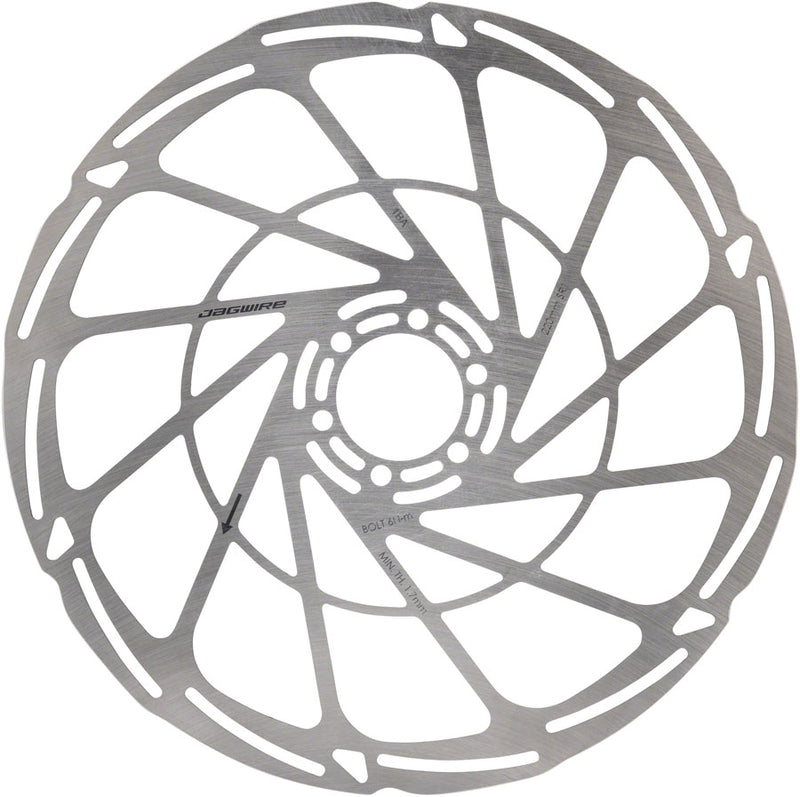 Load image into Gallery viewer, Jagwire Sport SR1 Disc Brake Rotor - 220mm, 6-Bolt, Silver