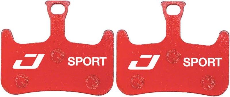 Load image into Gallery viewer, Jagwire Mountain Sport Semi-Metallic Disc Brake Pads for Hayes Dominion A2 - High-Performance Steel Backed, Low Noise, Long-Lasting Bike Brake Pads (Pack of 2)