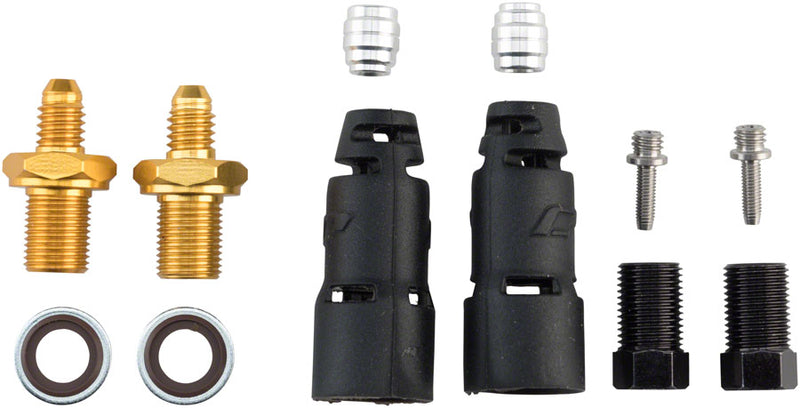 Load image into Gallery viewer, Jagwire-Shimano-Pro-Quick-Fit-Adaptors-Disc-Brake-Hose-Kit-Universal-BR2488-Disc-Brake-Hose-Kit-For-Bicycle