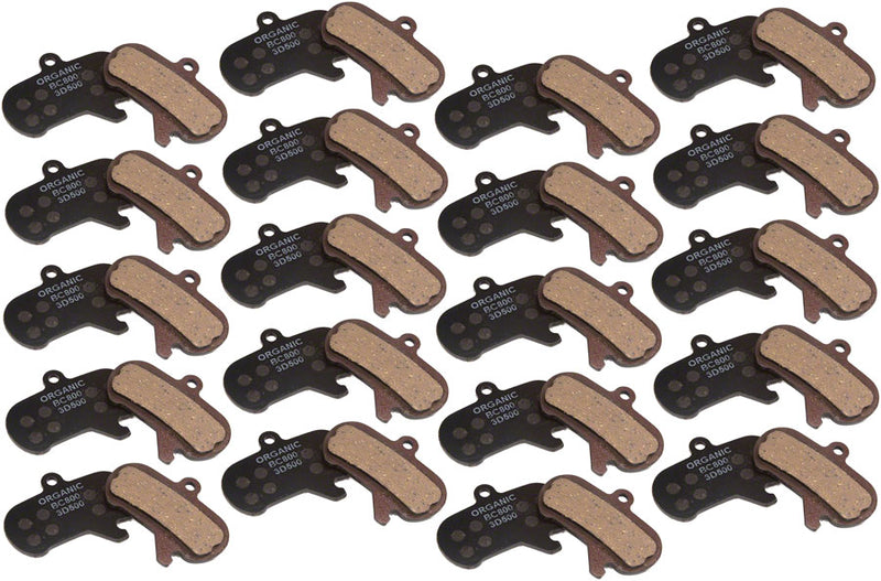 Load image into Gallery viewer, SRAM Maven X-Large Organic Disc Brake Pads (20 Sets) for Maven 4-Piston Calipers Quiet, Steel Backed, High-Performance Cycling Components