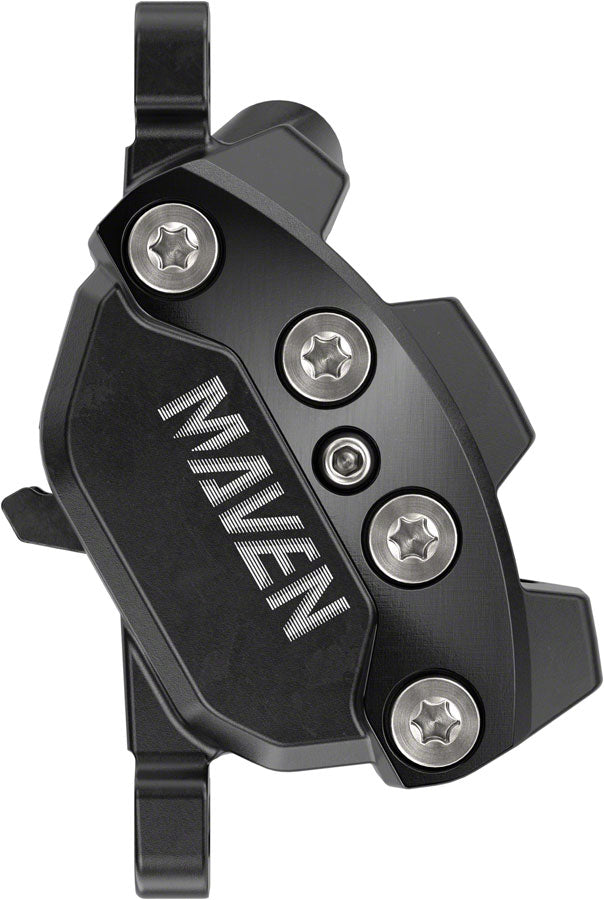 Load image into Gallery viewer, SRAM Maven Silver Disc Brake Caliper Assembly - Front/Rear, Post Mount, 4-Piston, Black, A1
