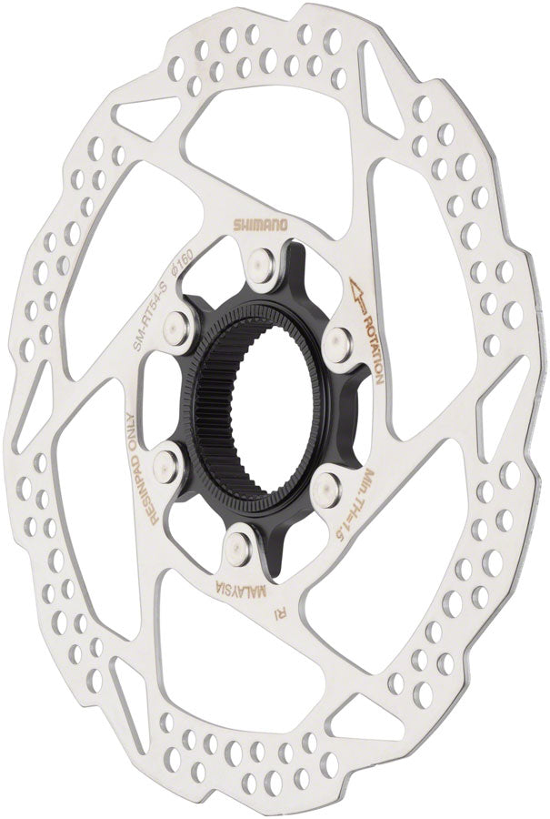 Load image into Gallery viewer, Shimano SM-RT54-SE Disc Brake Rotor - 160mm, Center Lock, For Resin Pads Only, External Spline Lockring