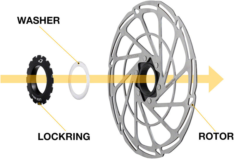 Load image into Gallery viewer, Jagwire Center Lock Lockring Washers - Pack of 10