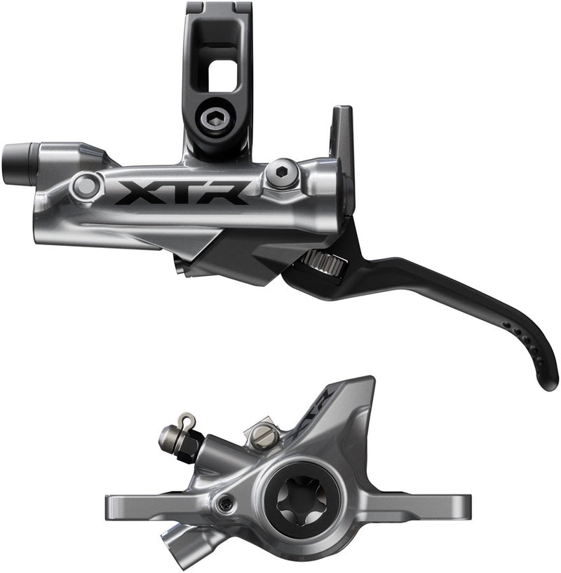 Load image into Gallery viewer, Shimano XTR M9200 Hydraulic Disc Brake & Lever Bundle - 2-Piston, Post Mount, Aluminum, Trail, MTB, Precision Control