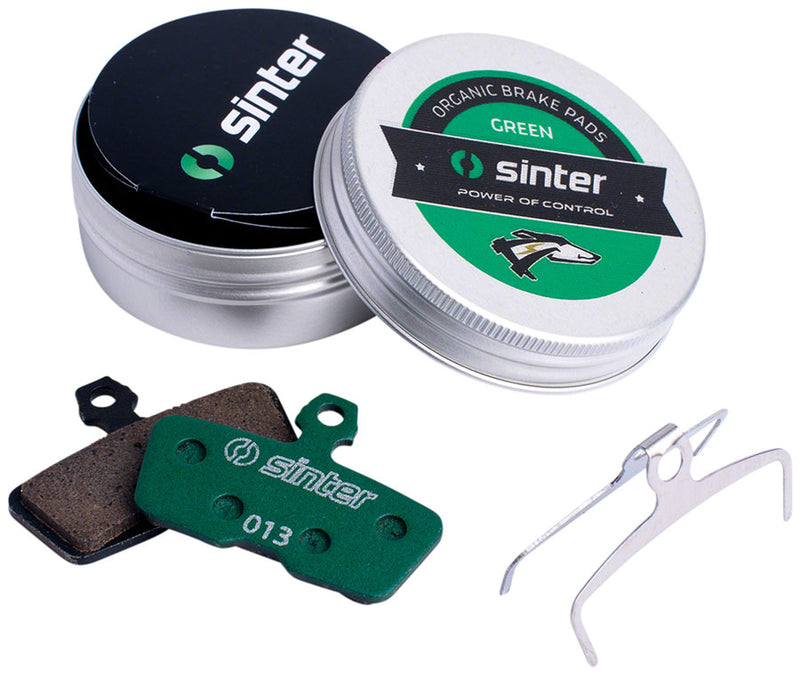 Load image into Gallery viewer, Sinter Green s2032 Organic Disc Brake Pads Bundle for Avid Code & SRAM GuideHigh-Performance, Ceramic-Enhanced Braking