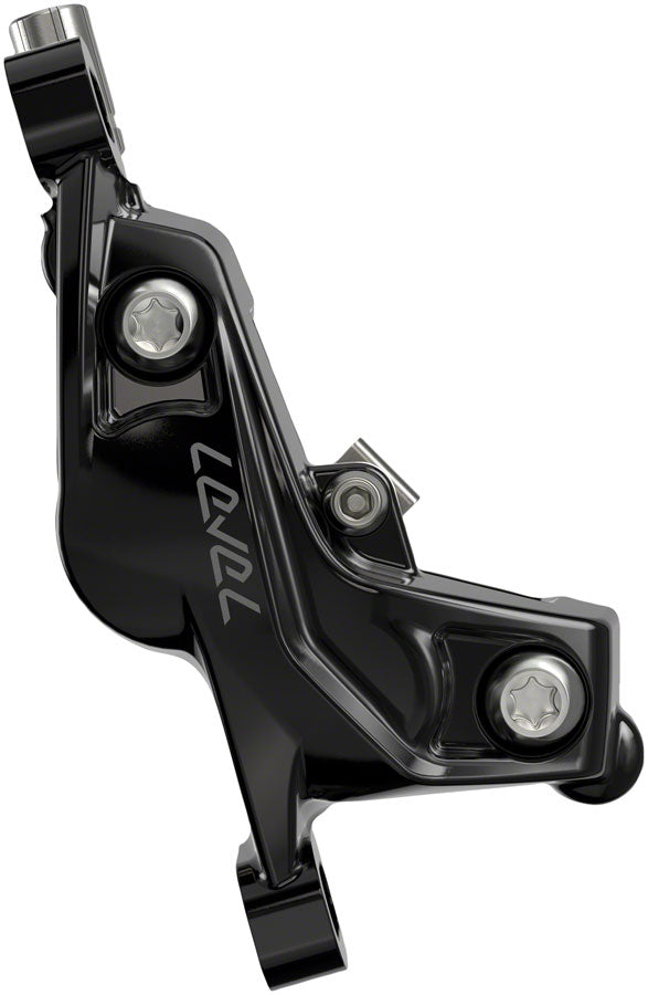Load image into Gallery viewer, SRAM Level Silver Stealth Disc Brake and Lever - Front, Post Mount, 4-Piston, Aluminum Lever, SS Hardware, Black, C1