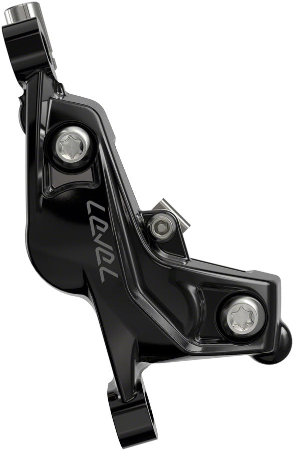 Load image into Gallery viewer, SRAM Level Silver Stealth Disc Brake and Lever - Rear, Post Mount, 4-Piston, Aluminum Lever, SS Hardware, Black, C1