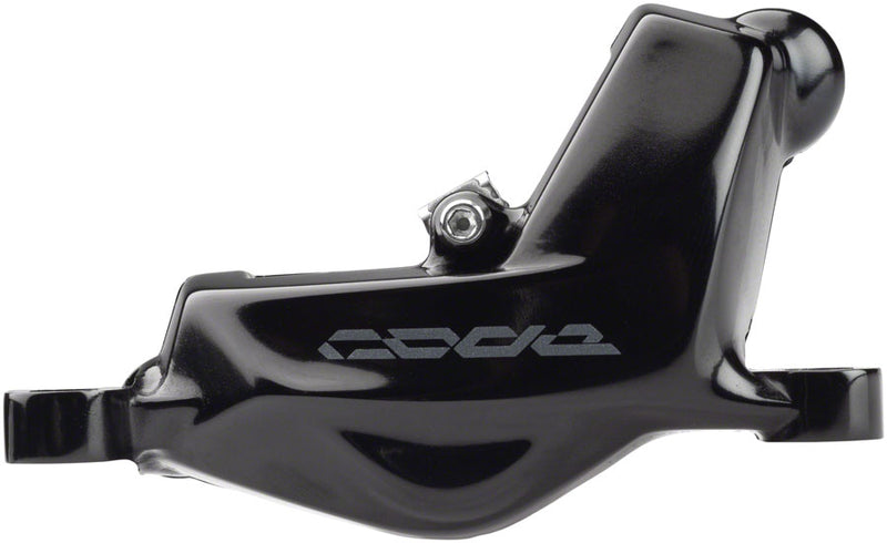 Load image into Gallery viewer, SRAM Code Silver Stealth Disc Brake Caliper Assembly - Front/Rear, Post Mount, 4-Piston, Black, C1