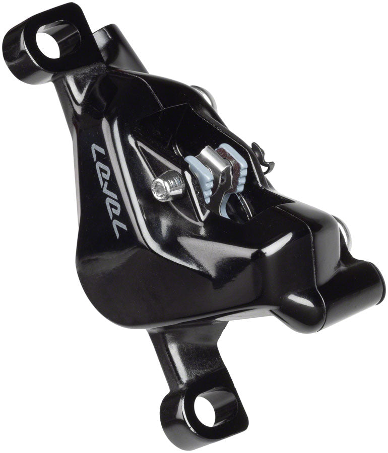 Load image into Gallery viewer, SRAM Level Silver Stealth Disc Brake Caliper Assembly - Front/Rear, Post Mount, 2-Piston, Black, C1