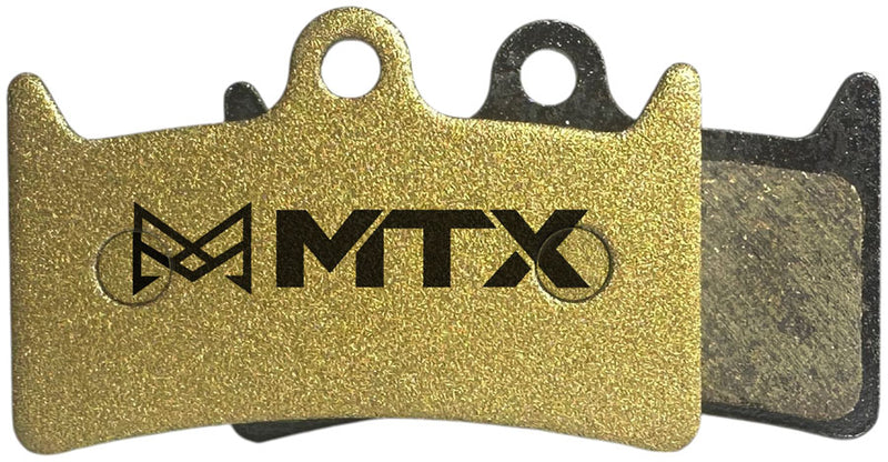 Load image into Gallery viewer, MTX Gold Label HD Disc Brake Pads - Ceramic/Kevlar Compound, Hope Tech 3 and Tech 4 V4, 4-Piston, Single Set