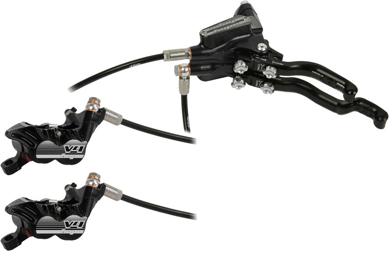 Load image into Gallery viewer, Hope-Tech-3-Duo-V4-Disc-Brake-and-Lever-Set-Disc-Brake-&-Lever-Universal-DBKL0562-MTB-Flat-Bar-Disc-Brakes