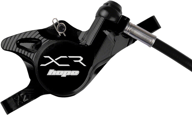 Load image into Gallery viewer, Hope XCR Pro X2 Disc Brake and Lever Set - Rear, Hydraulic, Post Mount, Black
