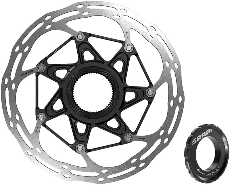 Load image into Gallery viewer, SRAM CenterLine X 180mm Disc Brake Rotors Bundle Steel/Aluminum Two-Piece, UCI-Compliant, Center Lock
