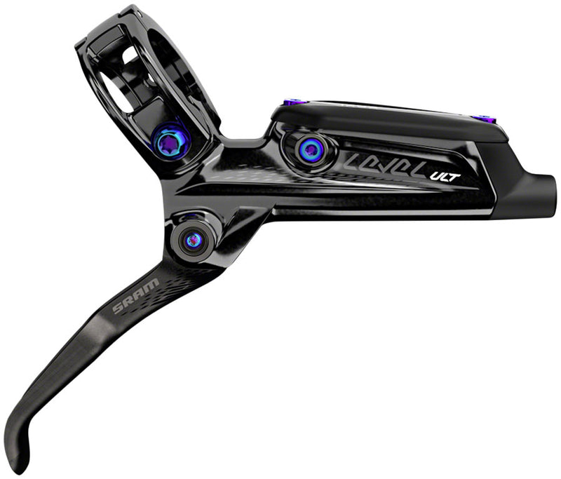 Load image into Gallery viewer, SRAM Level Ultimate Disc Brake and Lever - Front, Hydraulic, Post Mount, Black with Rainbow Hardware, B1