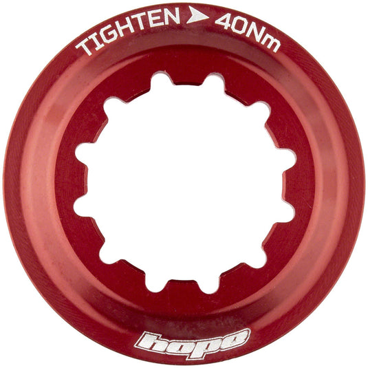 Hope Center Lock Disc Lockring - Red Compatible With Other Manufacturers