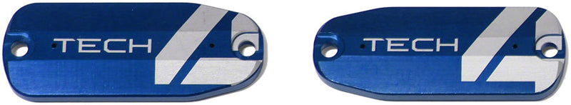 Load image into Gallery viewer, Hope Tech 4 Brake Lever Reservoir Lid - Blue, Pair