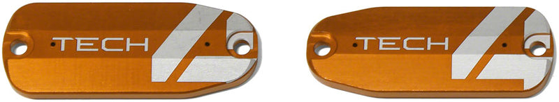 Load image into Gallery viewer, Hope Tech 4 Brake Lever Reservoir Lid - Orange, Pair