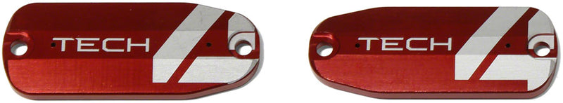 Load image into Gallery viewer, Hope Tech 4 Brake Lever Reservoir Lid - Red, Pair
