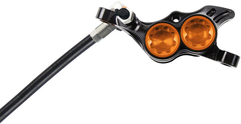 Load image into Gallery viewer, Hope Tech 4 E4 Disc Brake and Lever Set - Front, Hydraulic, Post Mount, Orange