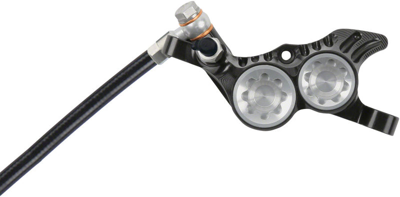 Load image into Gallery viewer, Hope Tech 4 V4 Disc Brake and Lever Set - Front, Hydraulic, Post Mount, Silver
