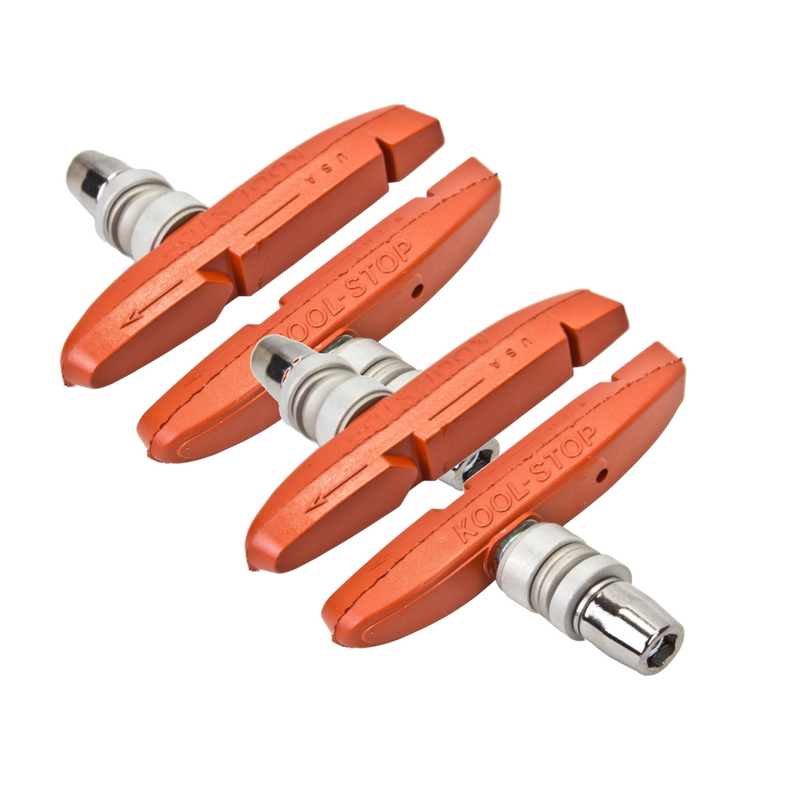 Load image into Gallery viewer, Kool-Stop-Supra-2-Brake-Pads-Brake-Shoe-Threaded-Post-Mountain-Bike-Cyclocross-Bike-Road-Bike-BR5543PO2-Bicycle-Brake-Pads