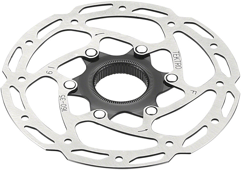 Load image into Gallery viewer, Tektro TR160-35 Disc Brake Rotor - 160mm, Center-Lock, 1.8mm Thickness