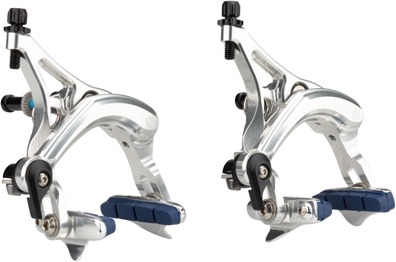 Load image into Gallery viewer, Velo Orange Grand Cru Long Reach Brake Set - Front and Rear, Dual Pivot, Silver