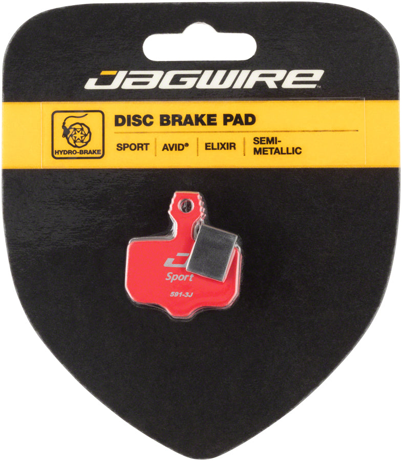 Load image into Gallery viewer, Pack of 2 Jagwire Mountain Sport Semi-Metallic Disc Brake Pads for Avid Elixir R