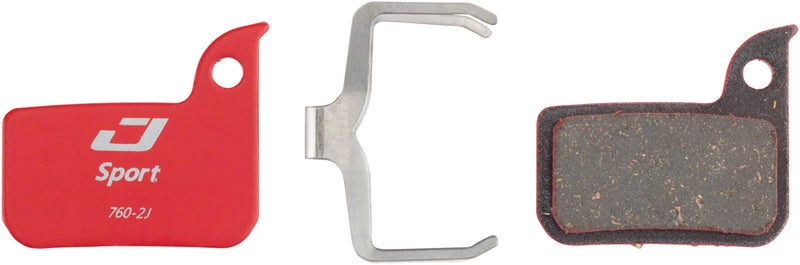 Load image into Gallery viewer, Jagwire Mountain Sport Semi-Metallic Disc Brake Pad for SRAM Road Hydraulic Red