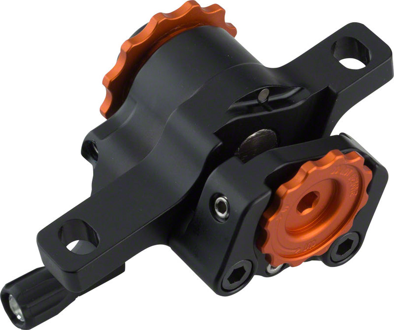 Load image into Gallery viewer, Paul Component Engineering Klamper Disc Caliper, Long Pull, Black with Orange