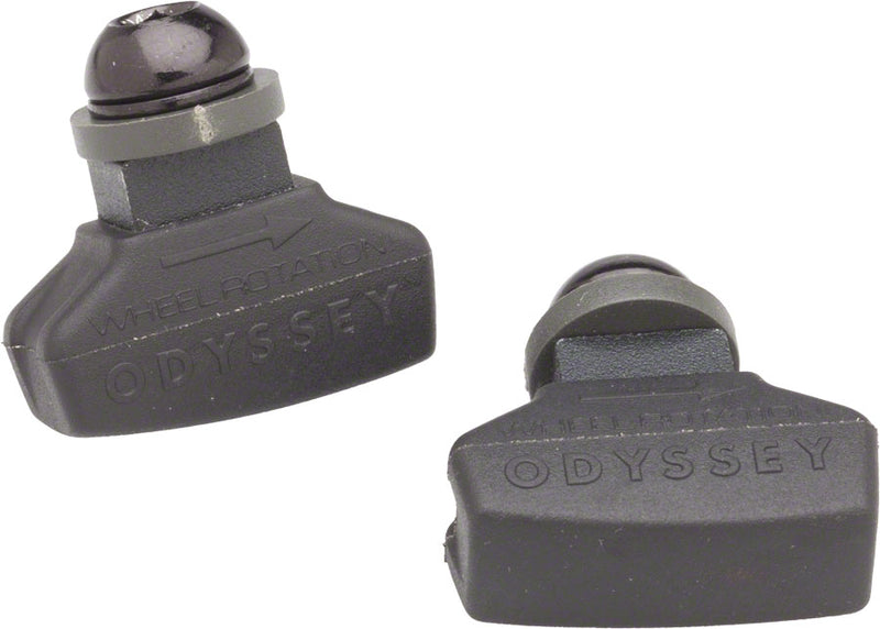 Load image into Gallery viewer, Pack of 2 Odyssey Ghost U-Brake Brake Pads Threaded Post Normal Compound Black