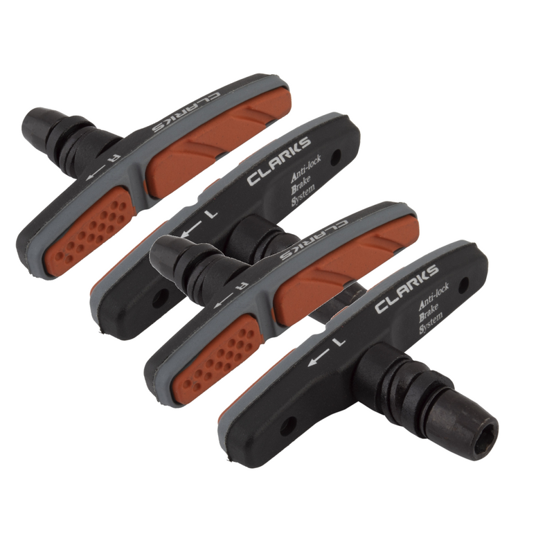 Load image into Gallery viewer, Clarks-ALT02V-Threaded-Post-Cartridge-Pad-Brake-Shoe-Threaded-Post-Mountain-Bike-BRPD0181PO2-Bicycle-Brake-Pads