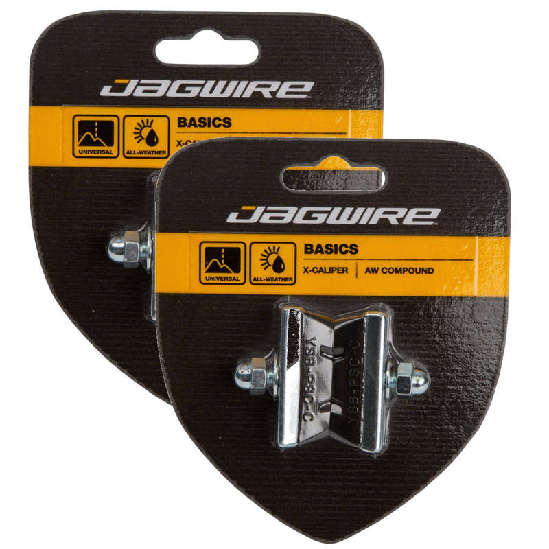 Load image into Gallery viewer, Jagwire-Basics-Brake-Pads-Brake-Shoe-Threaded-Post-Road-Bike-BRPD0274PO2-Bicycle-Brake-Pads