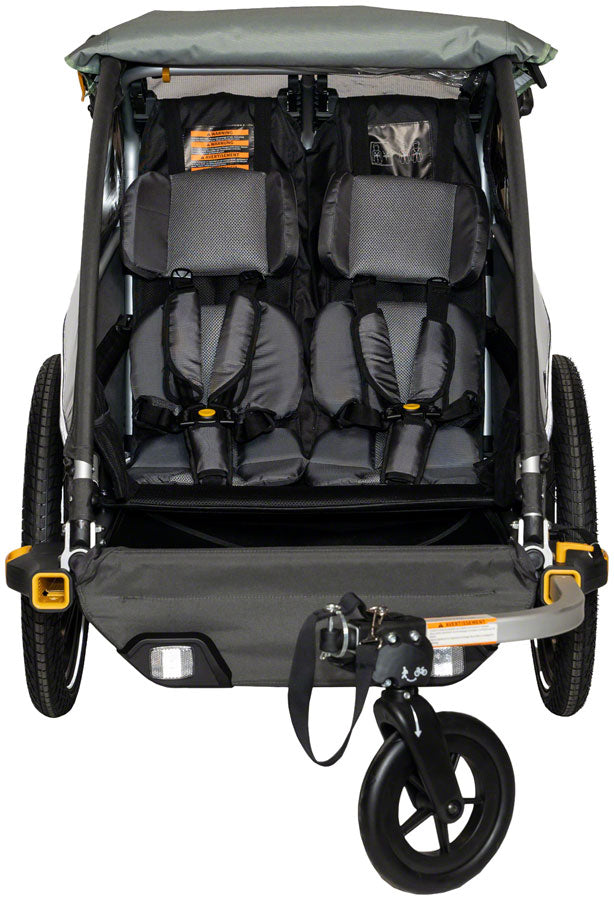 Load image into Gallery viewer, Burley D'Lite X Child Trailer - Double, Sage Green