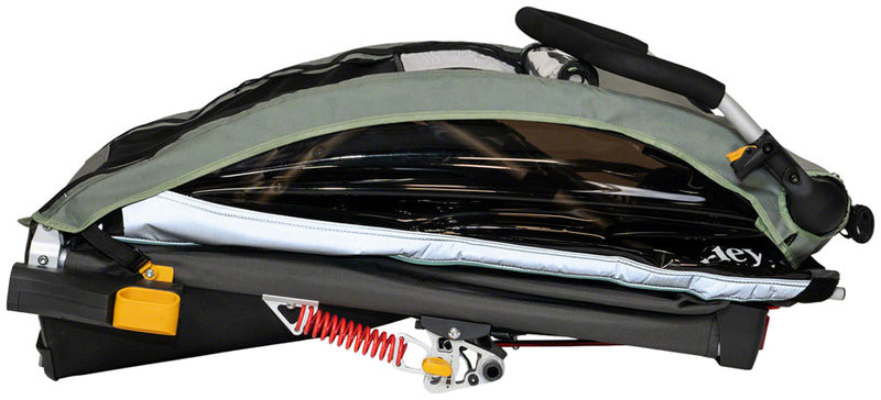 Load image into Gallery viewer, Burley D'Lite X Child Trailer - Double, Sage Green