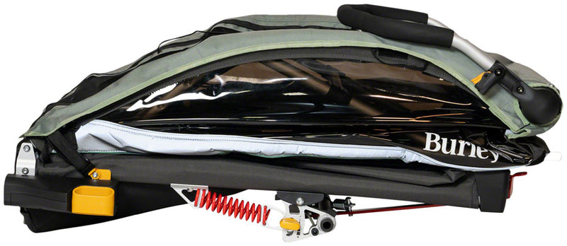 Load image into Gallery viewer, Burley D'Lite X Child Trailer - Single, Sage Green