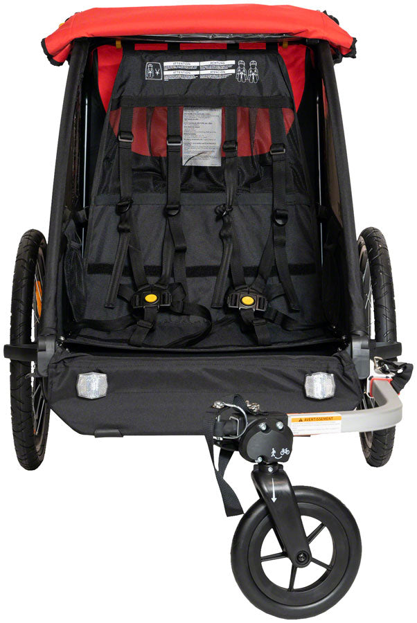 Load image into Gallery viewer, Burley Honey Bee Child Trailer - Red