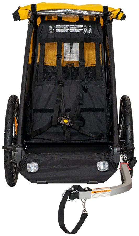 Load image into Gallery viewer, Burley Bee Child Trailer - Single, Yellow