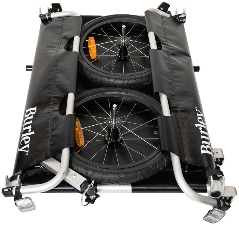 Load image into Gallery viewer, Burley Flatbed Cargo Trailer - Black