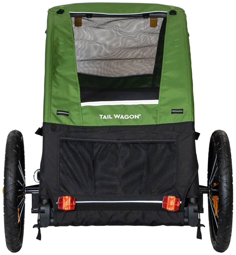 Load image into Gallery viewer, Burley Tail Wagon Pet Trailer - Fern Green