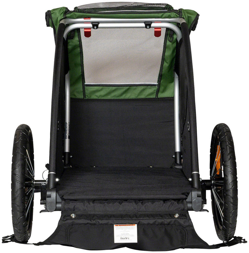 Load image into Gallery viewer, Burley Tail Wagon Pet Trailer - Fern Green