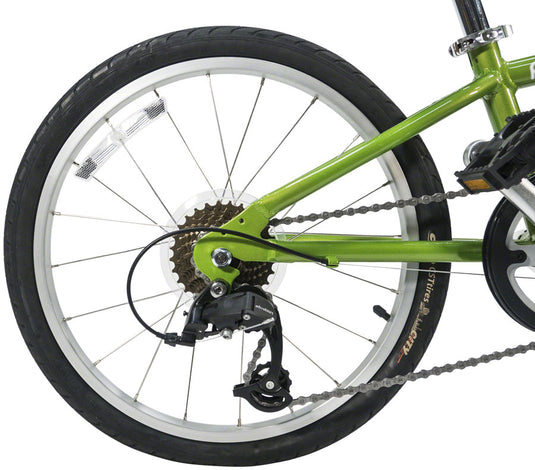 Burley Piccolo Trailercycle - 7-Speed, Green