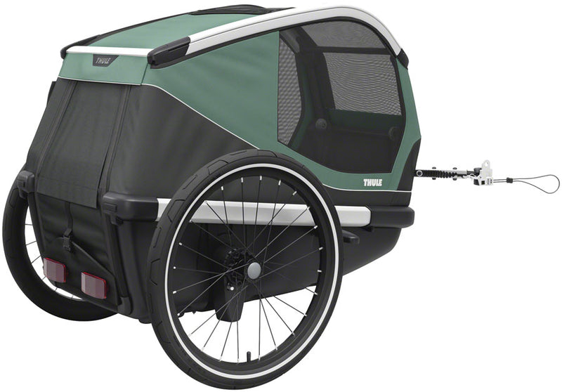 Load image into Gallery viewer, Thule Bexey Dog Bike Trailer- Hazy Green, Medium