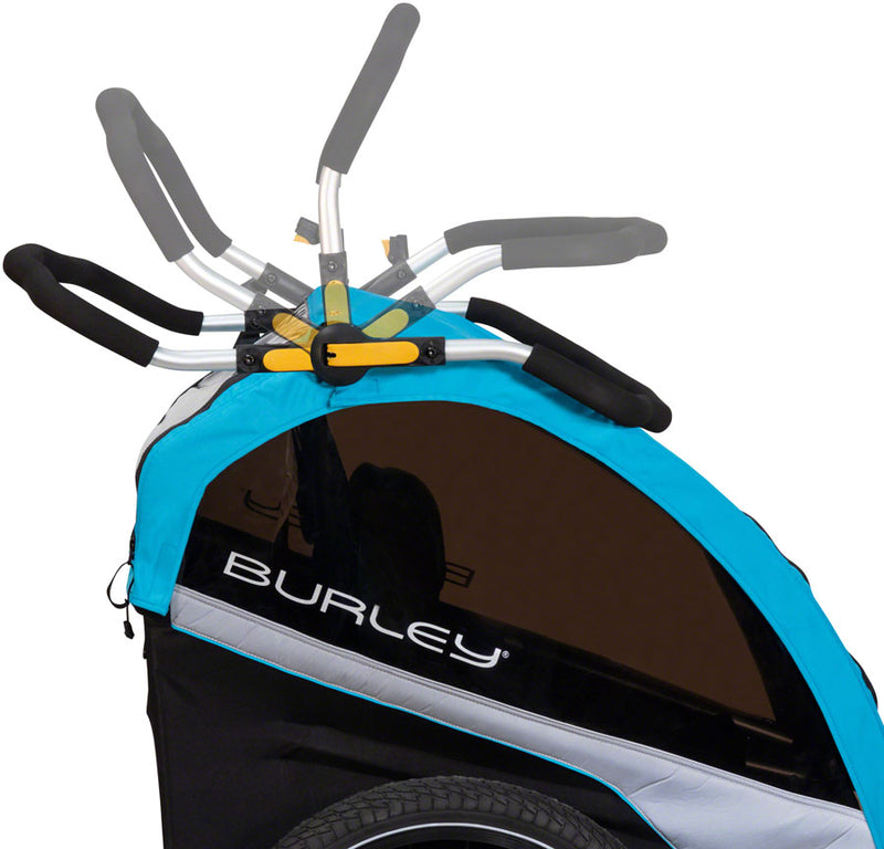 Load image into Gallery viewer, Burley D'Lite X Child Trailer - Single, Aqua, w/ Suspension + Reclining Seat
