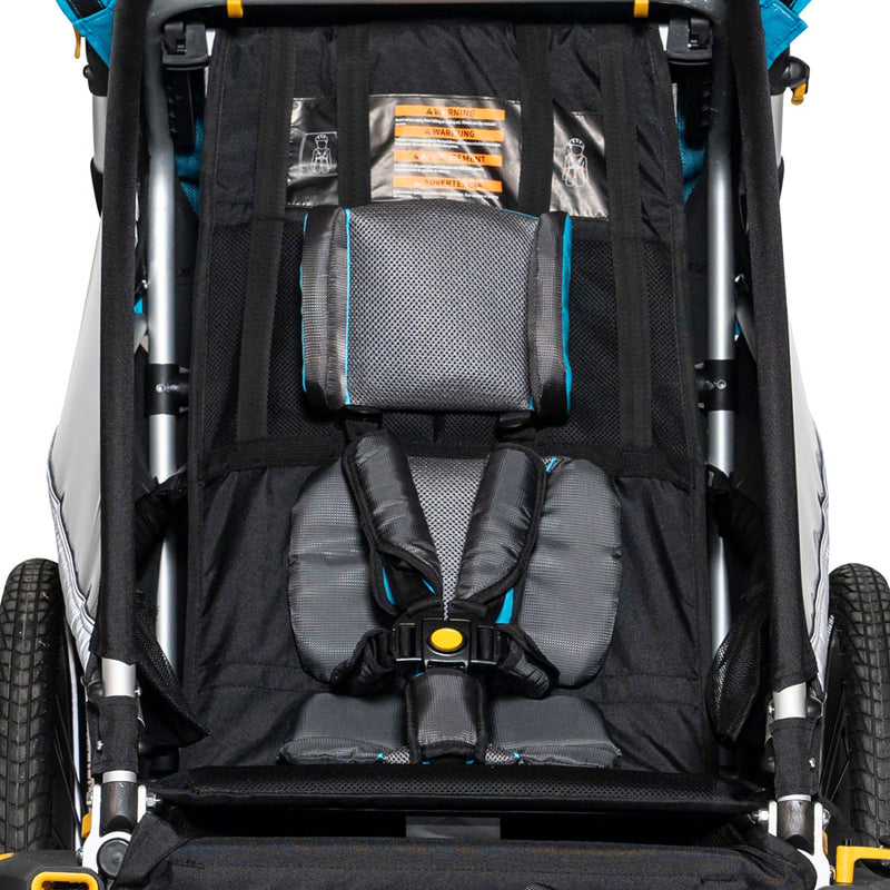 Load image into Gallery viewer, Burley D'Lite X Child Trailer - Single, Aqua, w/ Suspension + Reclining Seat